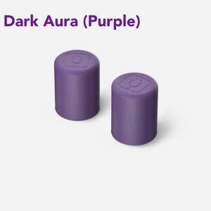 NEW! BRUMATE Dark Aura Purple Magnetic Era Straw Covers Set of 2 New in Package!